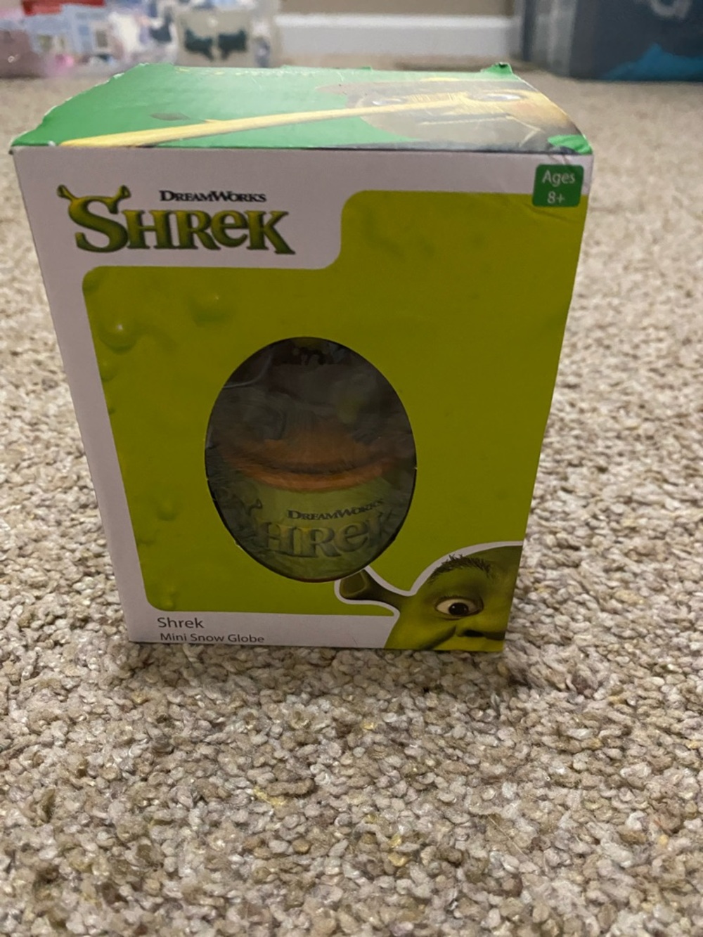 DreamWorks Shrek Green Mini Snow Globe Collectible